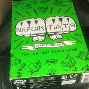 NuckTats Express Edition Party Game - Bright Green Box